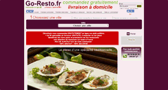 Desktop Screenshot of go-resto.fr